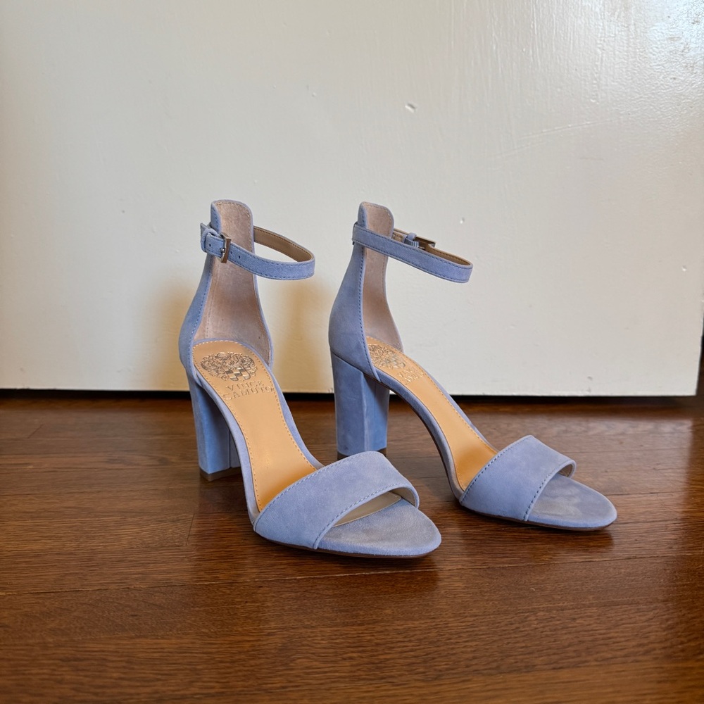 Vince Camuto Corlina Light Blue Block Heel